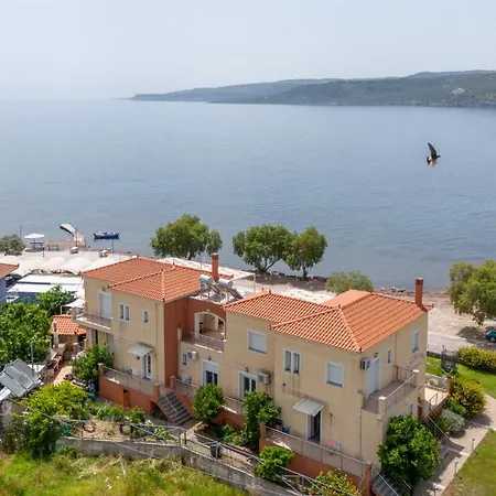 דירה Palaiologou Panorama Mantamádos