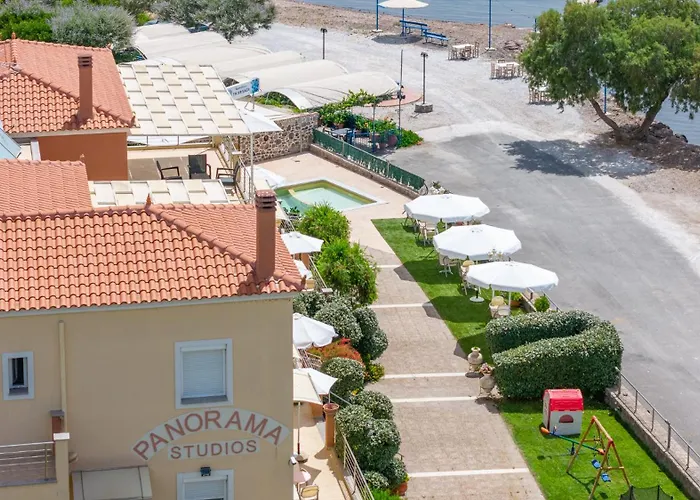 Palaiologou Panorama דירה Mantamádos