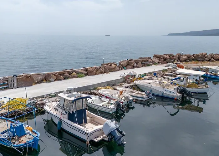 דירה Palaiologou Panorama Mantamádos