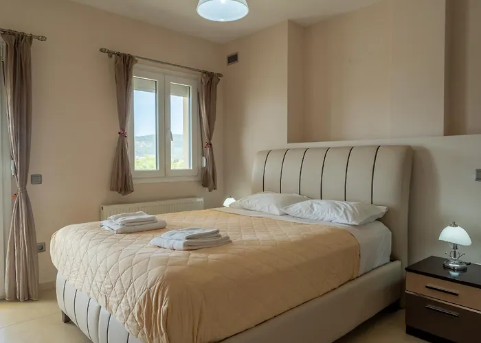 דירה Palaiologou Panorama Mantamádos